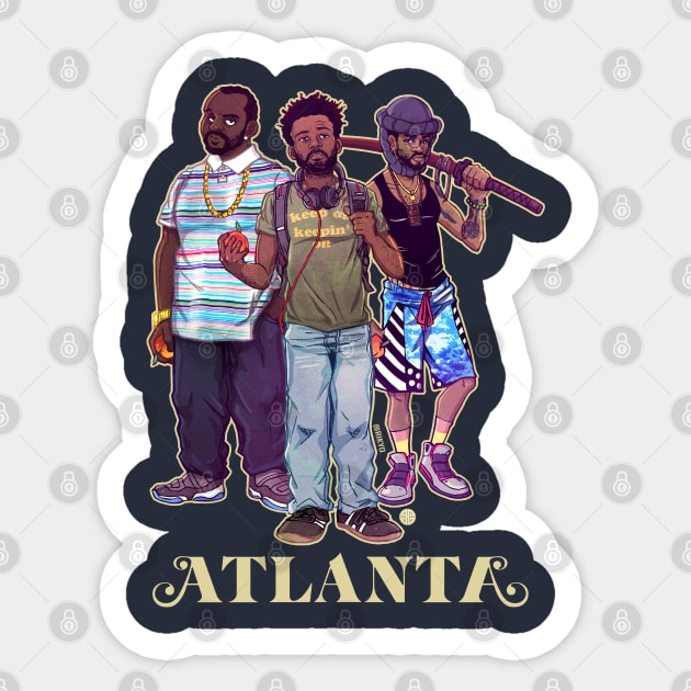 4ever I Love Atlanta Sticker by Rikyo